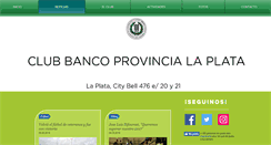 Desktop Screenshot of clubbancolp.com.ar